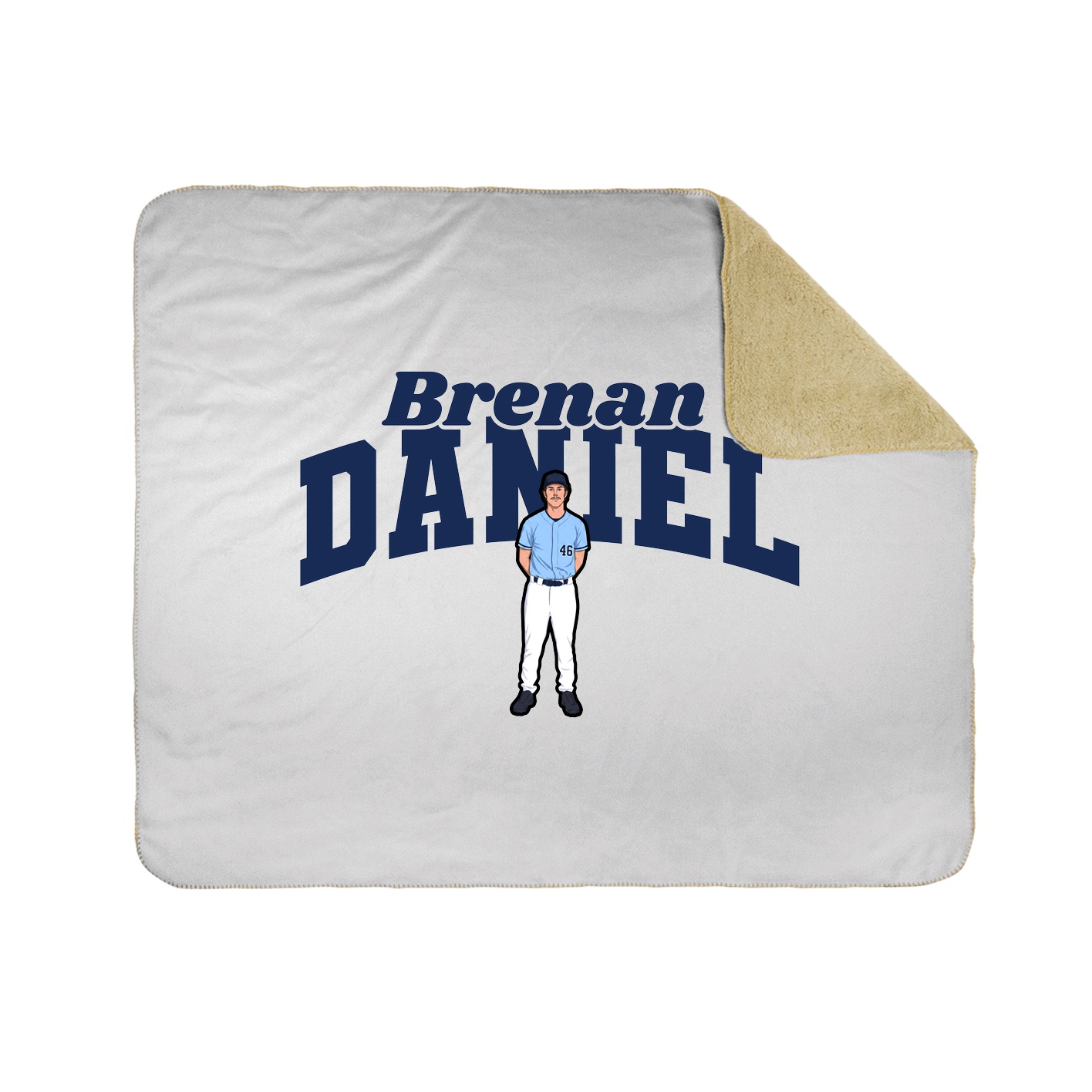 Throw Blanket — Signature Arch in White