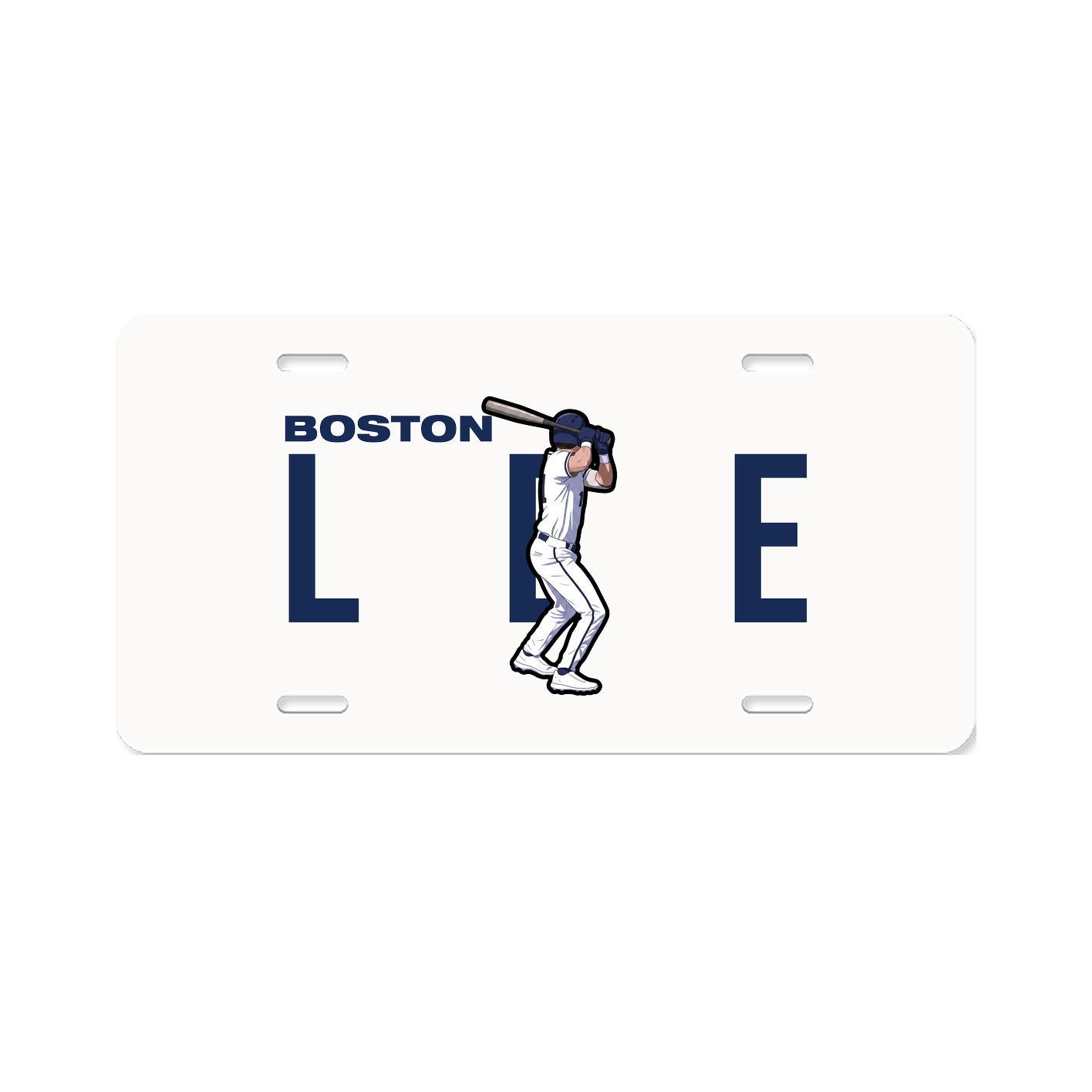 License Plate — Player Name in Classic