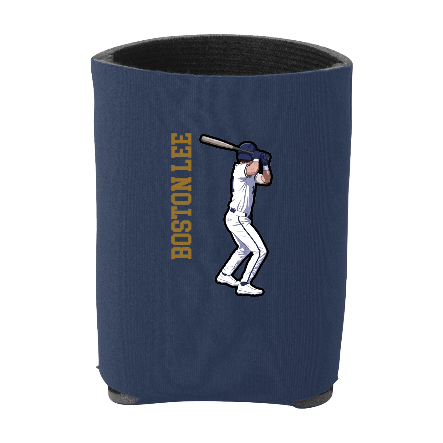 Can Holder — Name Vertical in Navy