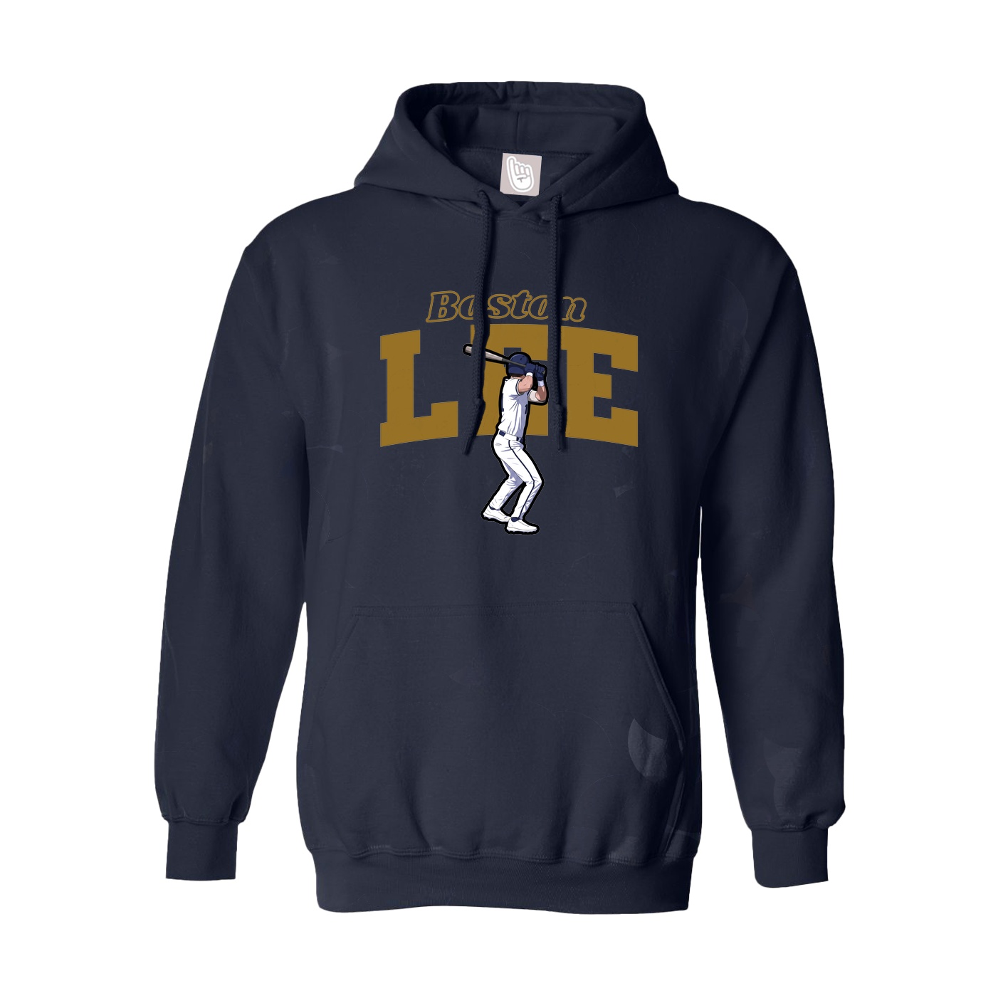 Hoodie — Name Arch in Navy