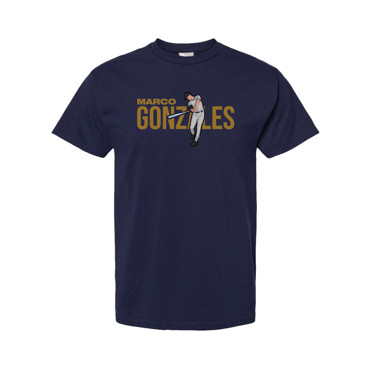 Tee — Player Name in Navy
