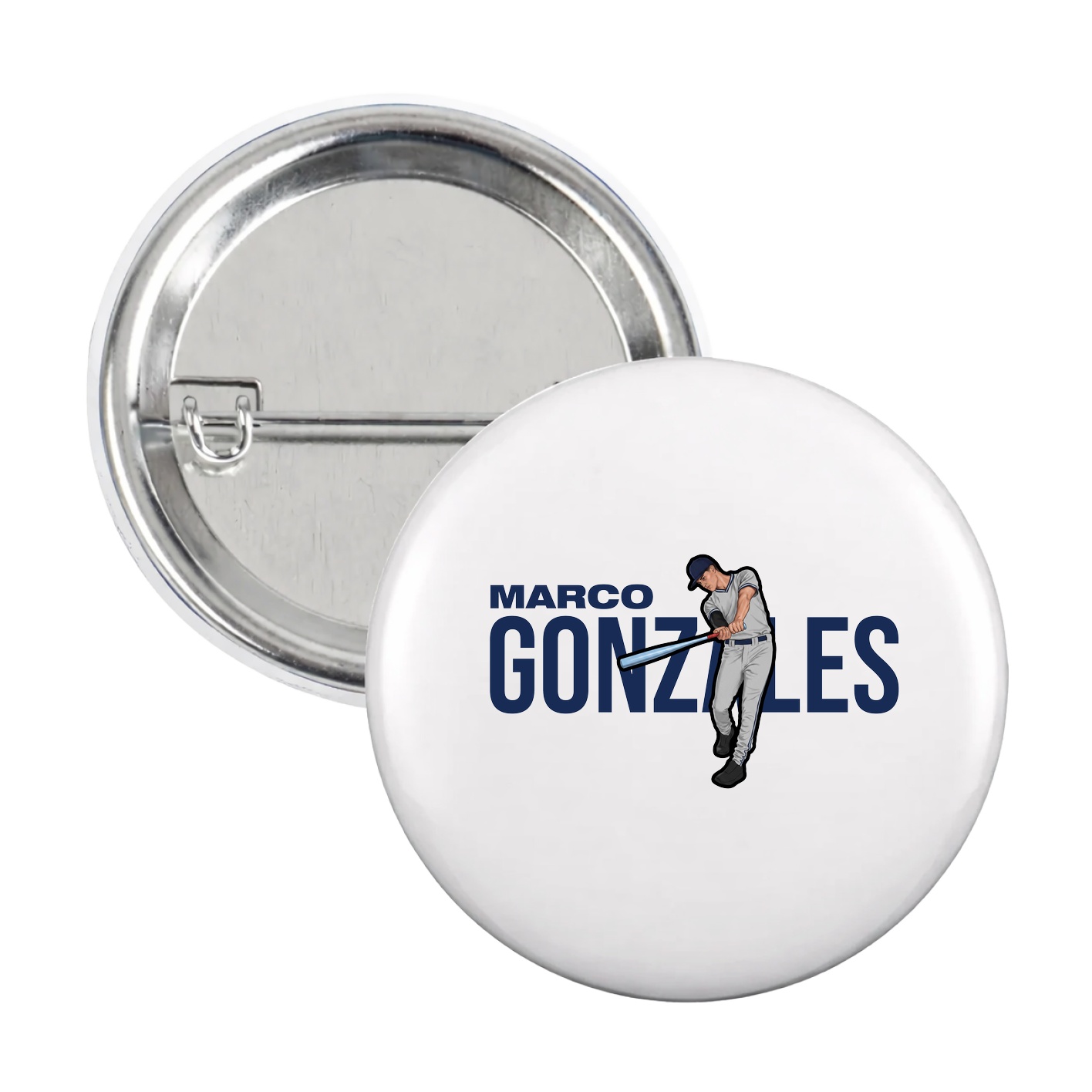 Game Day Button — Player Name in White