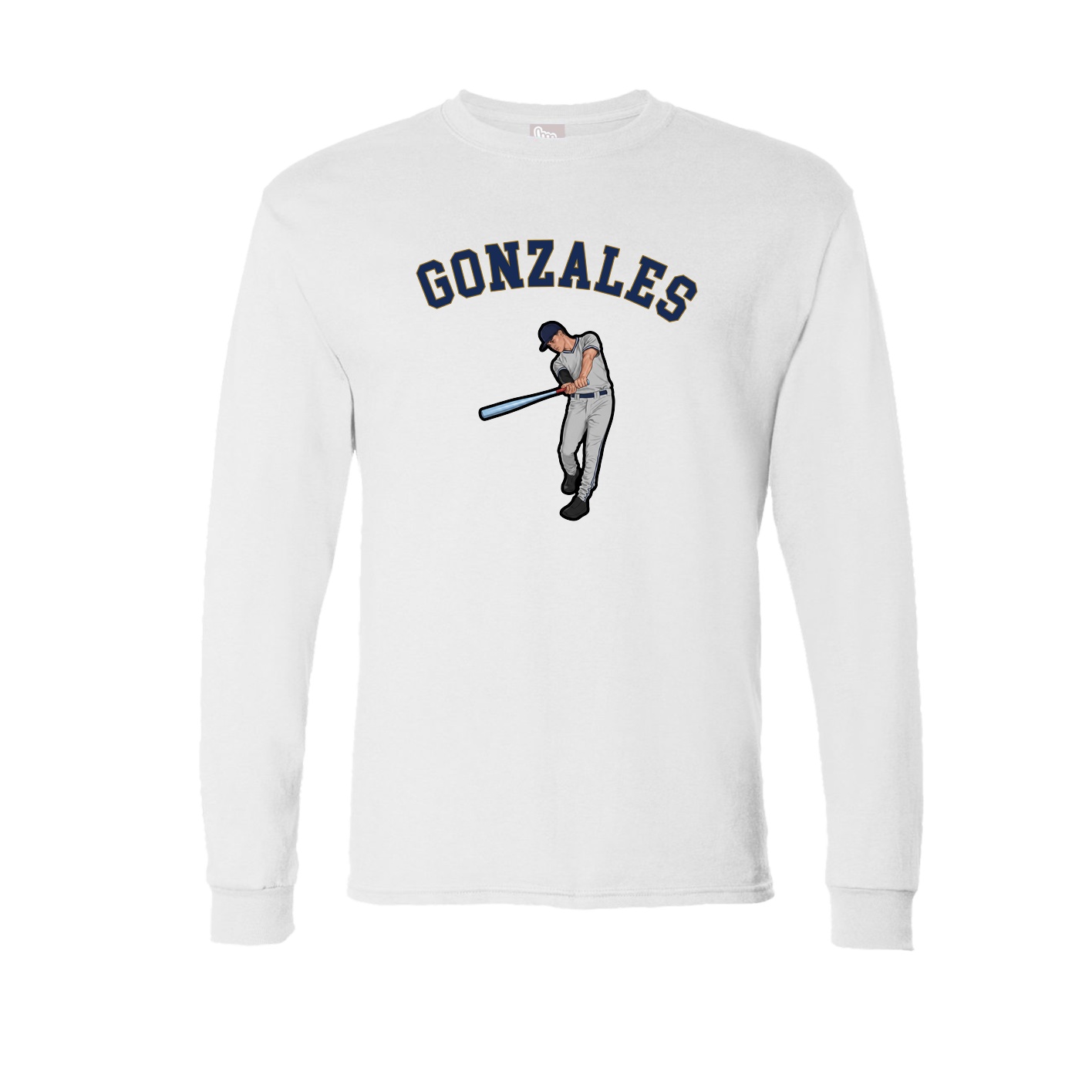 Long Sleeve Tee — Shirsey Arch in White