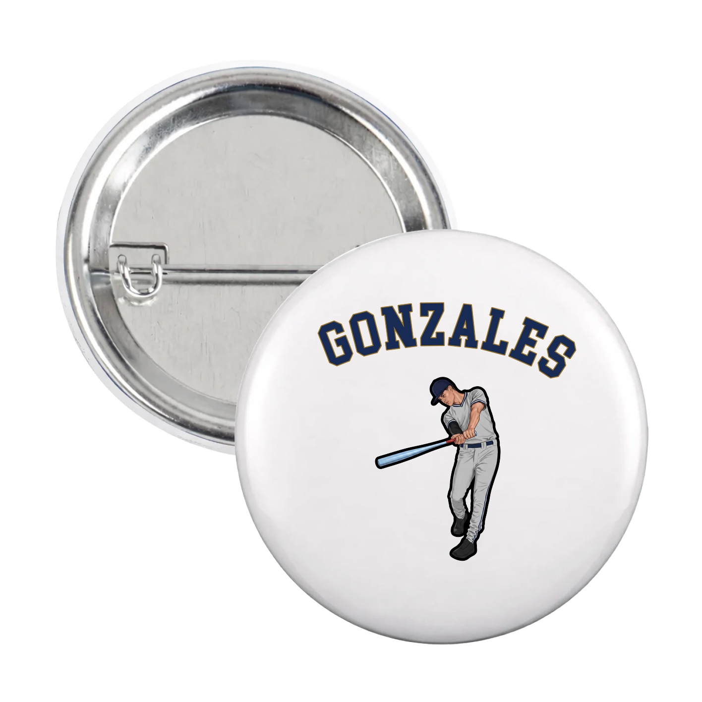 Game Day Button — Shirsey Arch in White