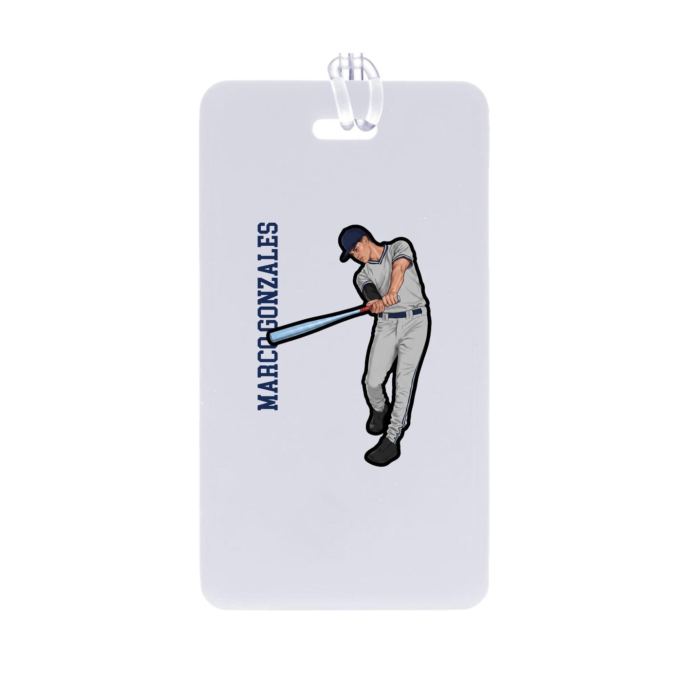 Bag Tag — Name Vertical in Classic