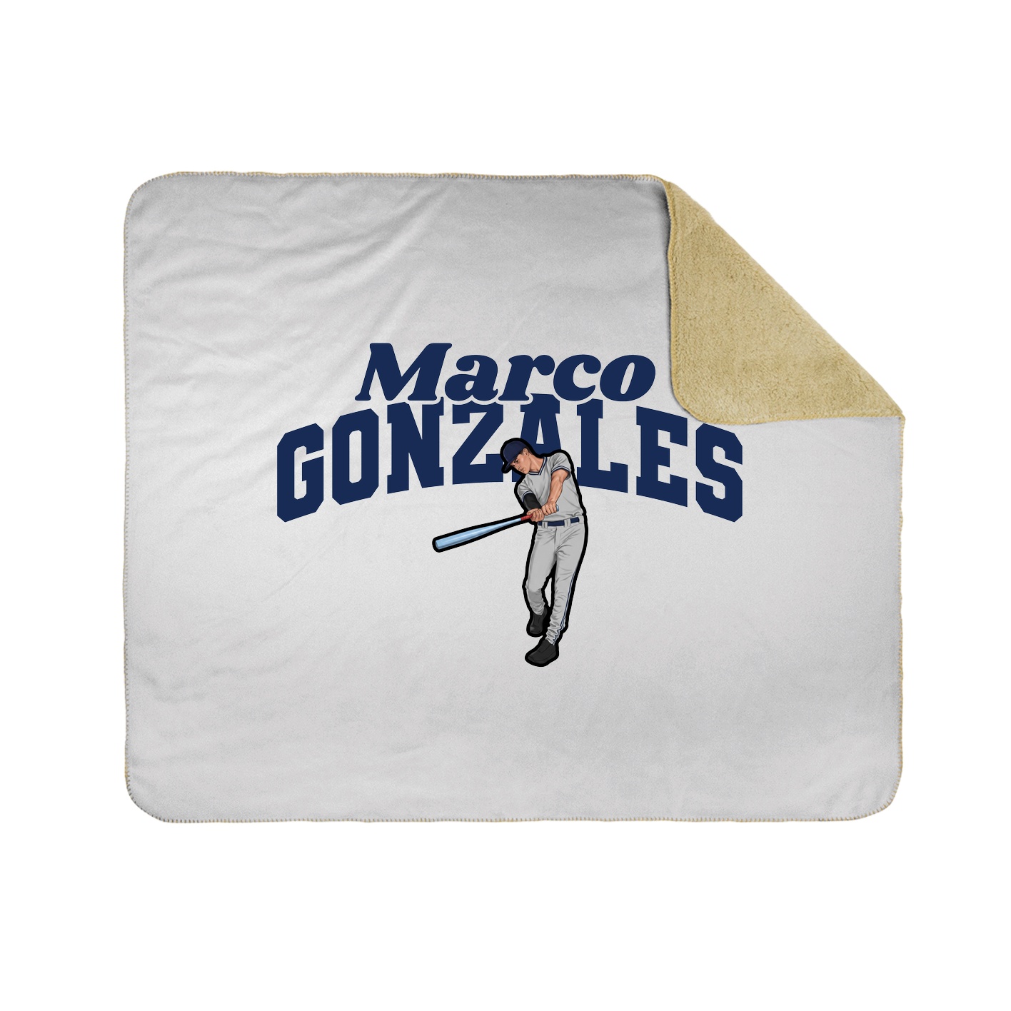 Throw Blanket — Signature Arch in White