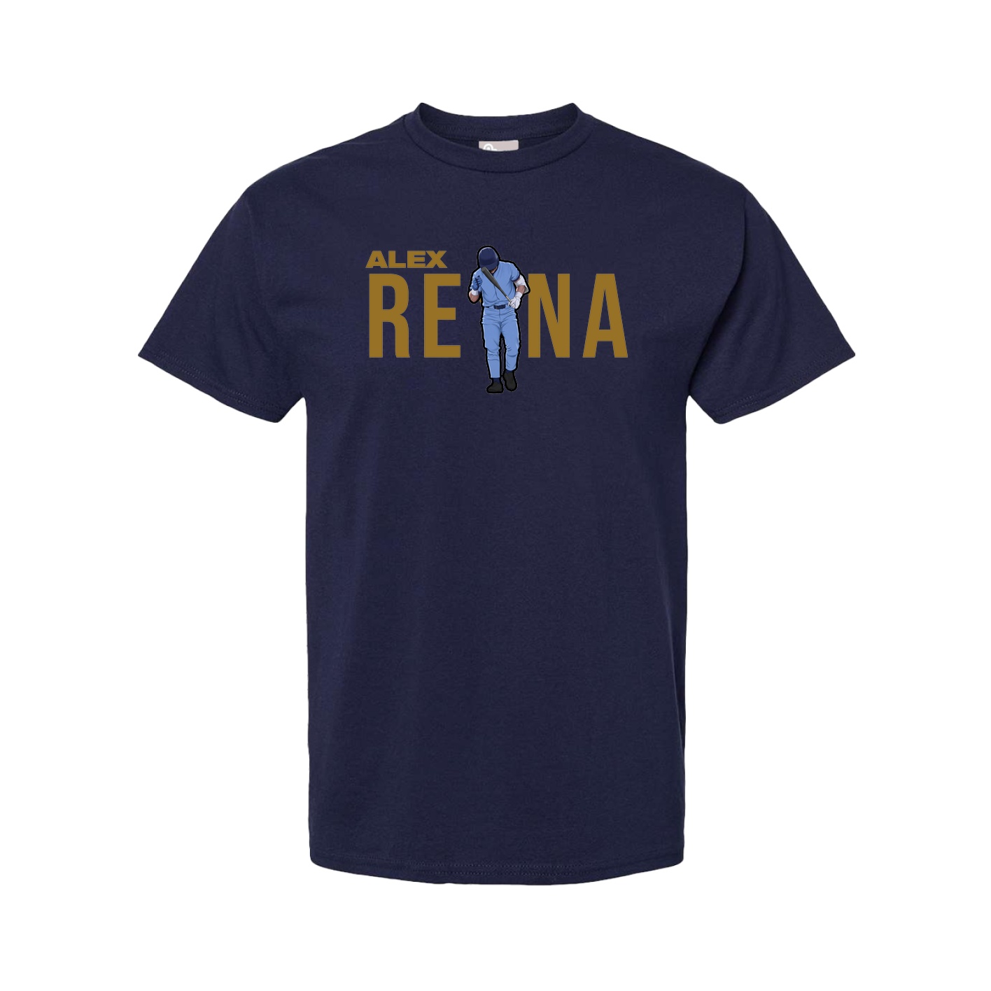 Youth Tee — Player Name in Navy