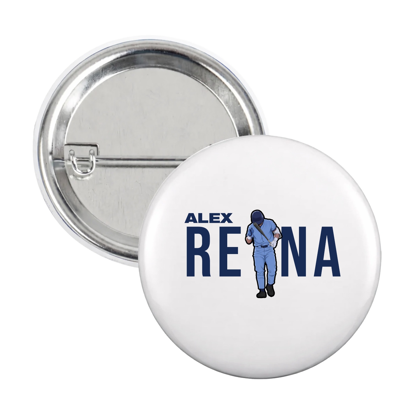 Game Day Button — Player Name in White