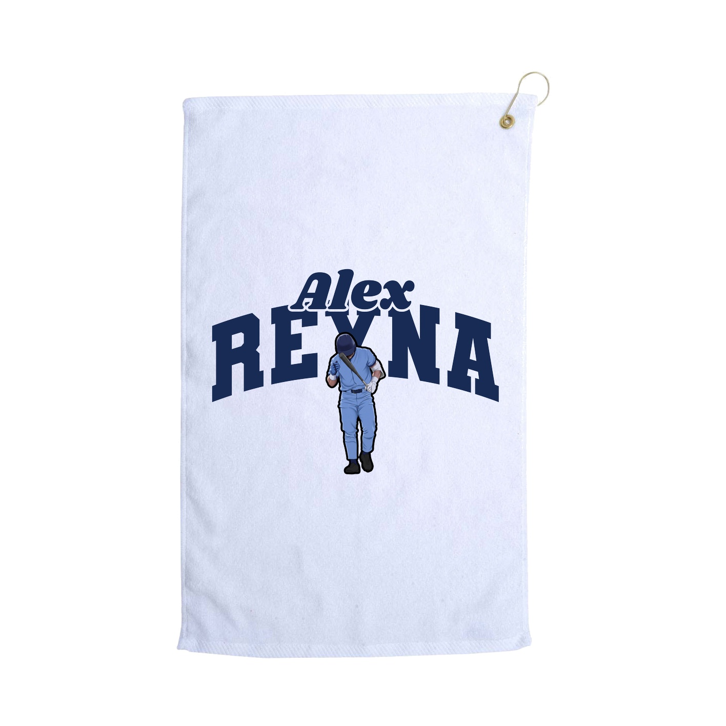 Golf Towel — Signature Arch in White