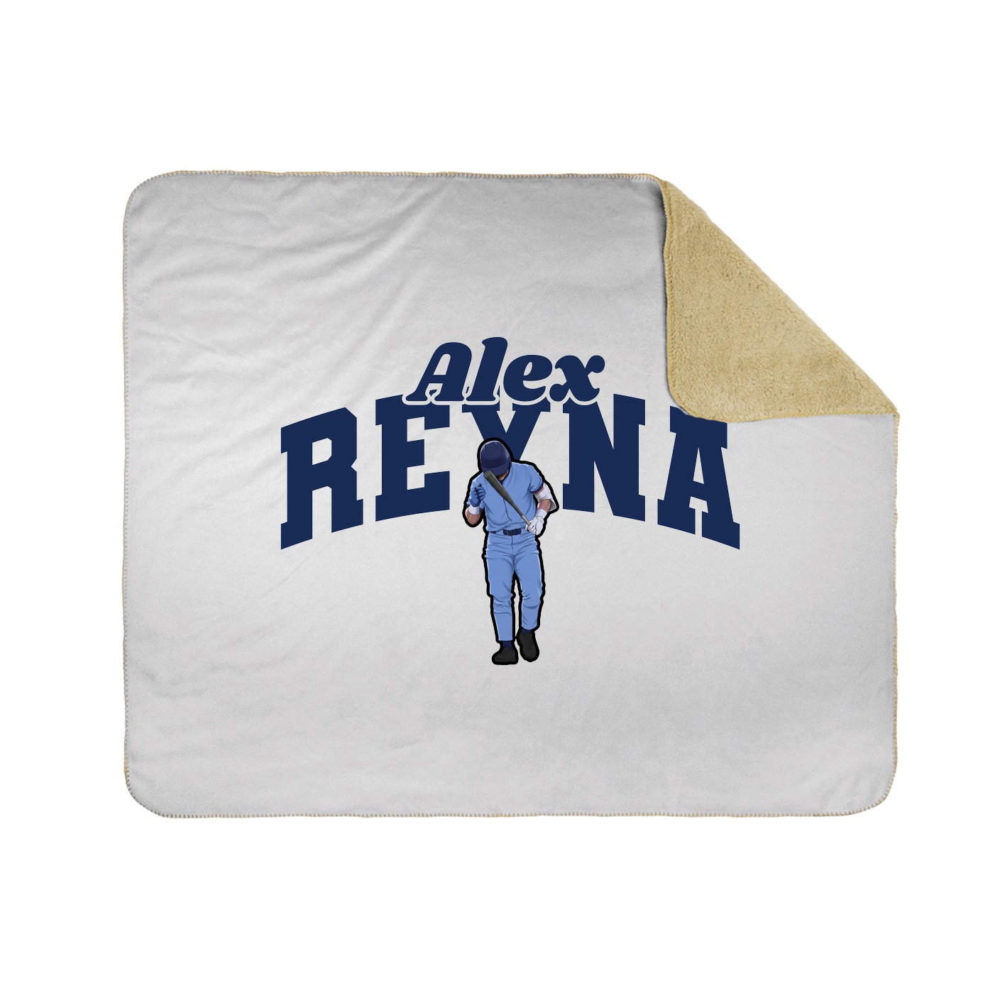 Throw Blanket — Signature Arch in White