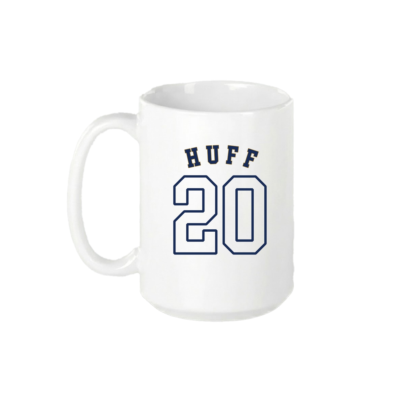 15oz Coffee Mug — Shirsey Arch in White