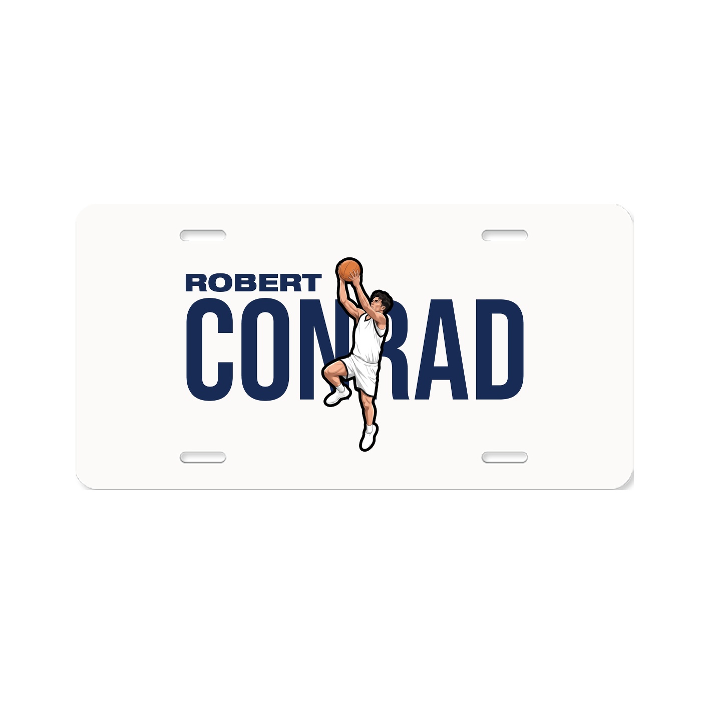License Plate — Player Name in Classic