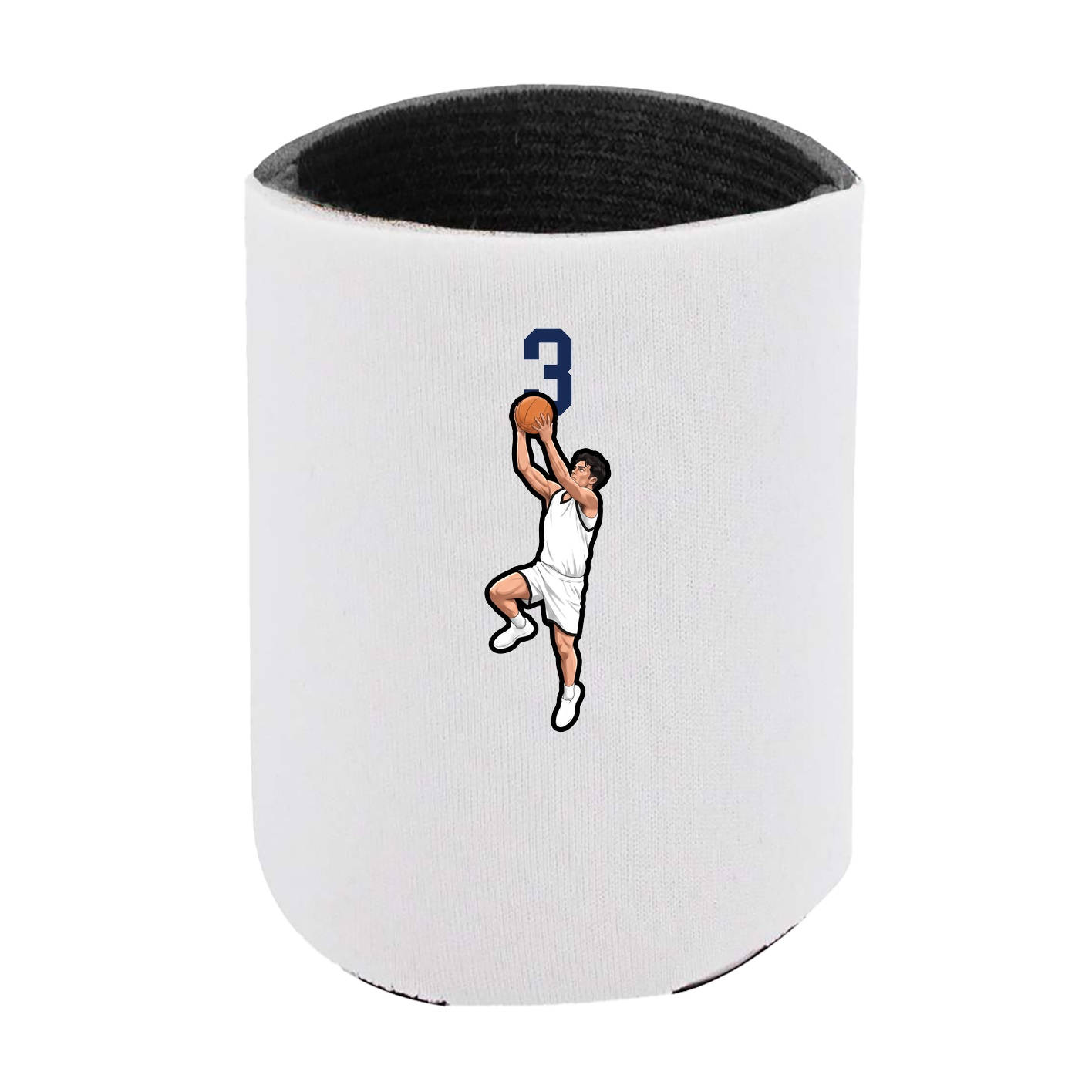 Can Holder — Number Top in White