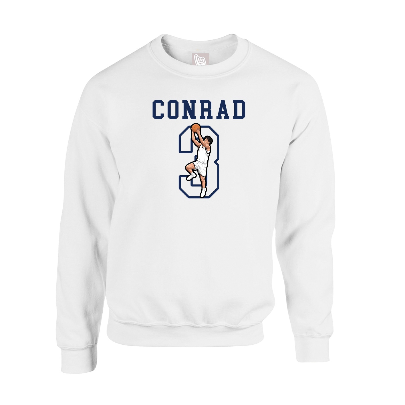Fleece Crew — Shirsey in White