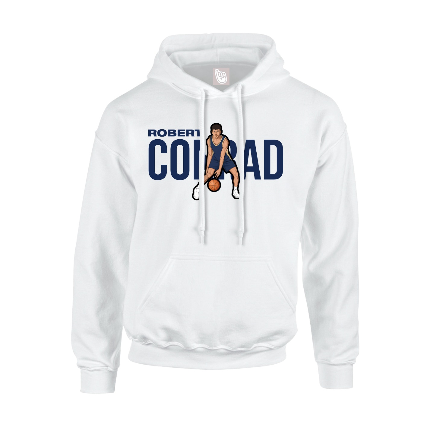 Youth Hoodie — Player Name in White