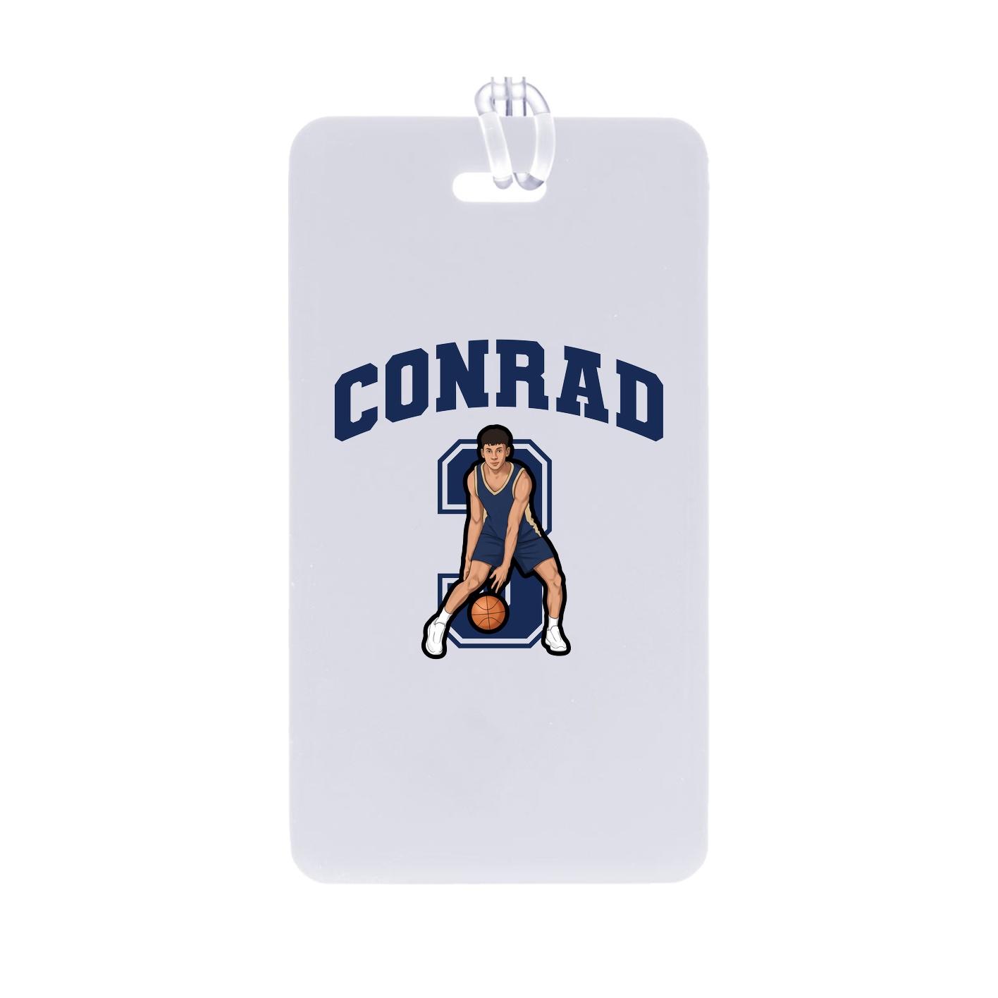 Bag Tag — Number in Classic