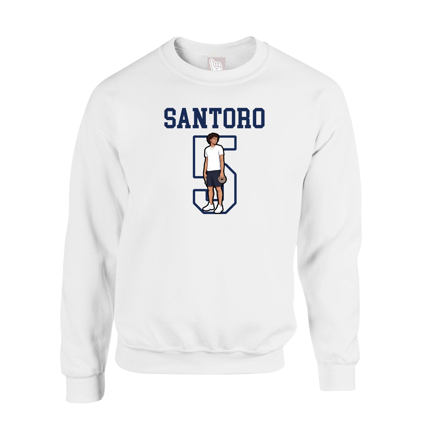 Fleece Crew — Shirsey in White