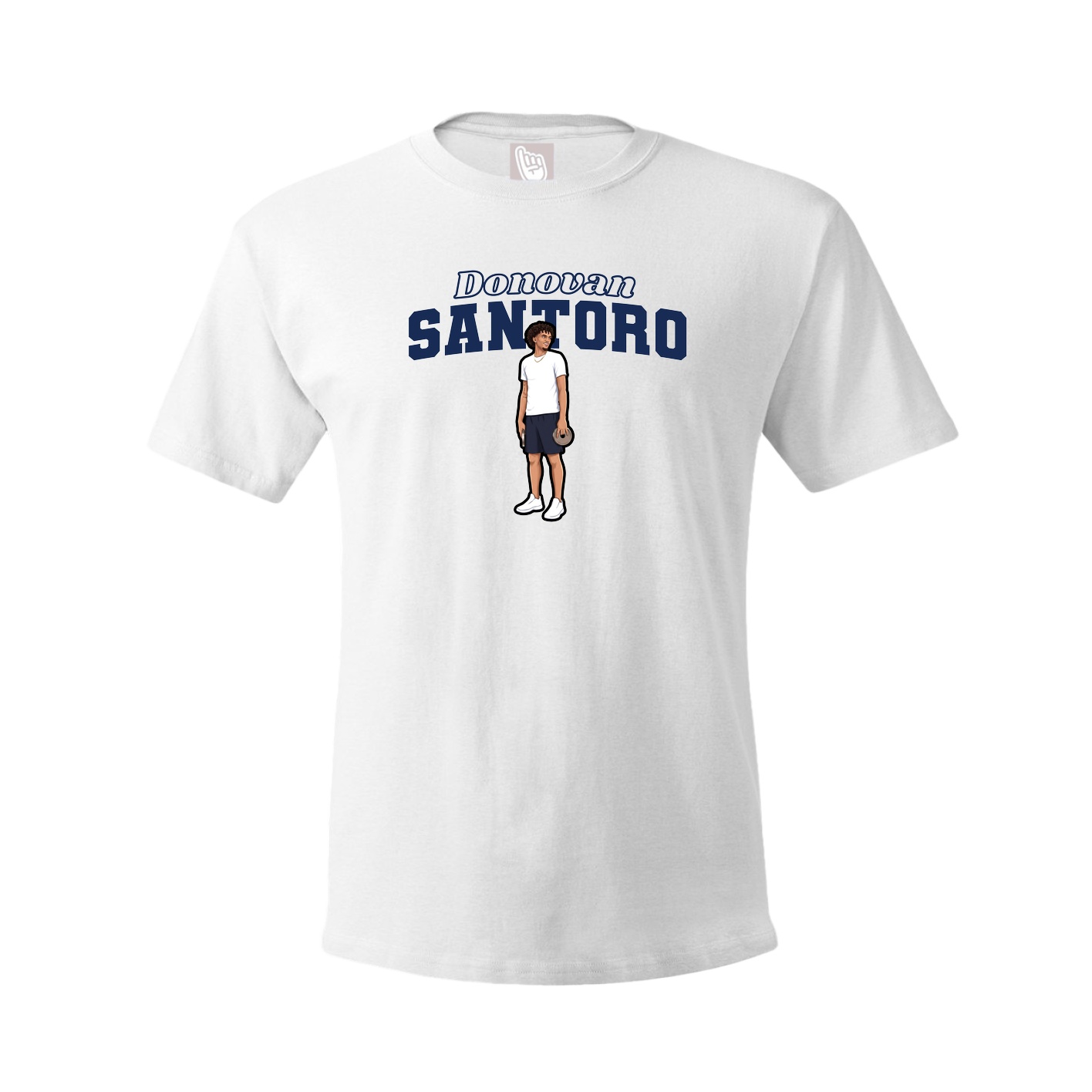 Tee — Name Arch in White