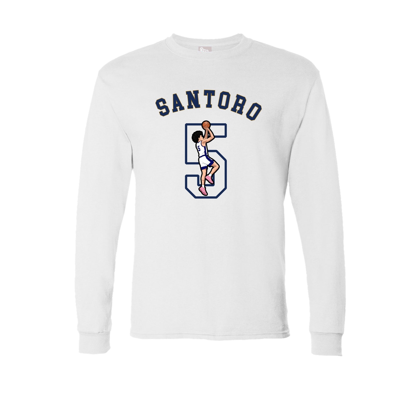 Long Sleeve Tee — Shirsey Arch in White