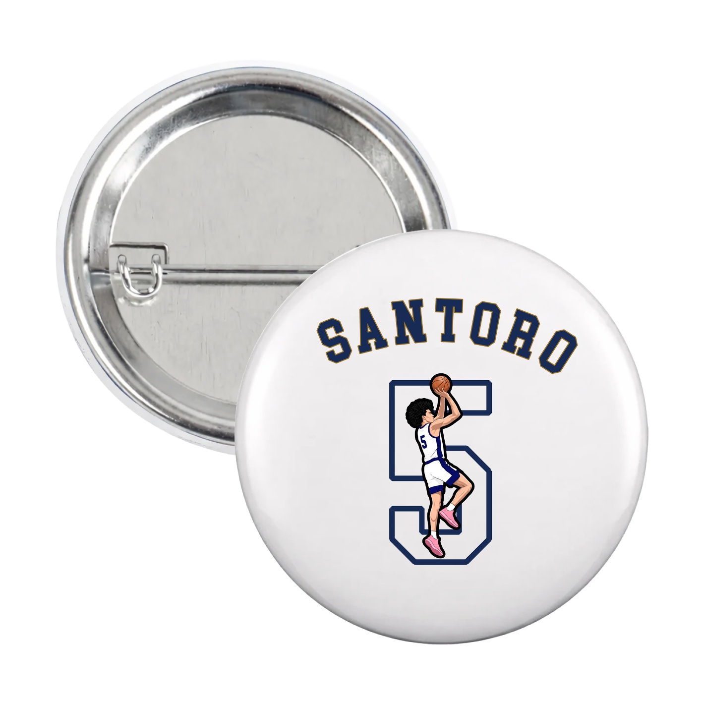 Game Day Button — Shirsey Arch in White
