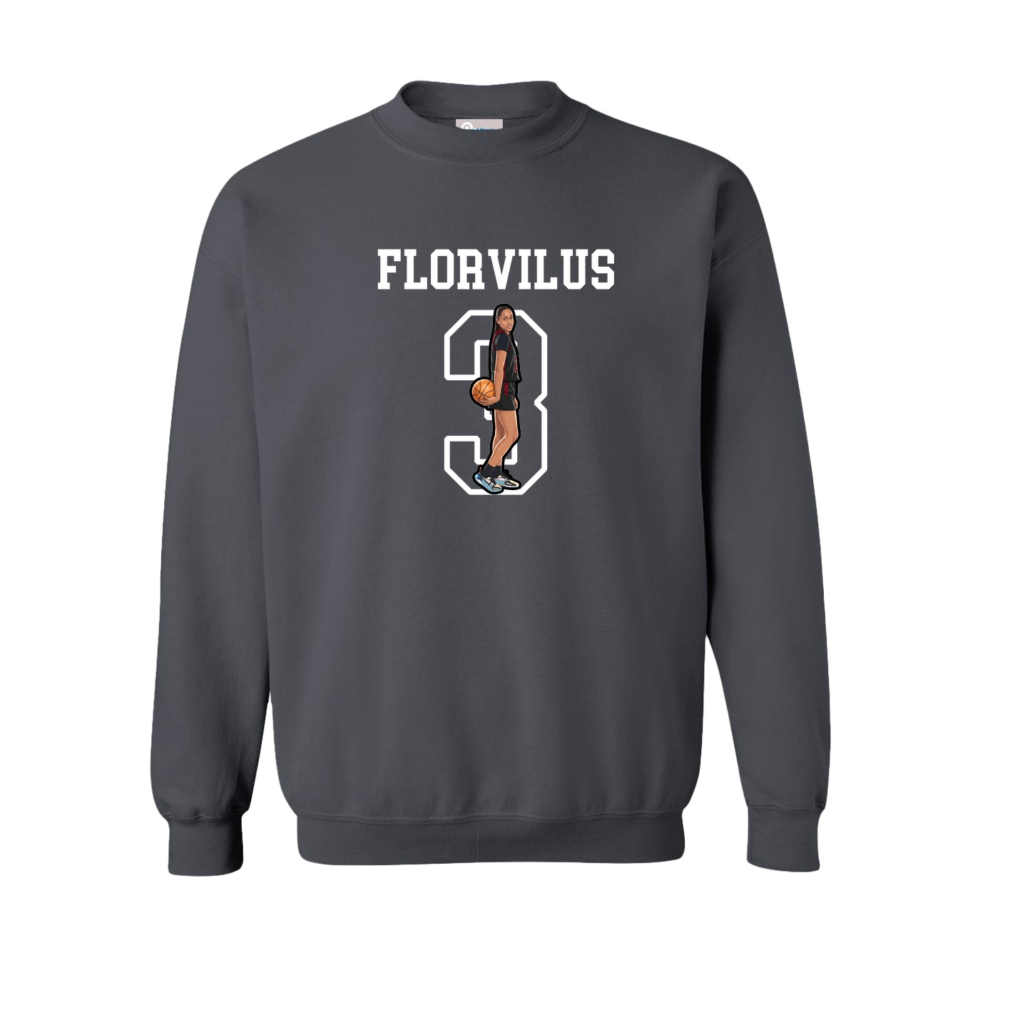 Fleece Crew — Shirsey in Grey