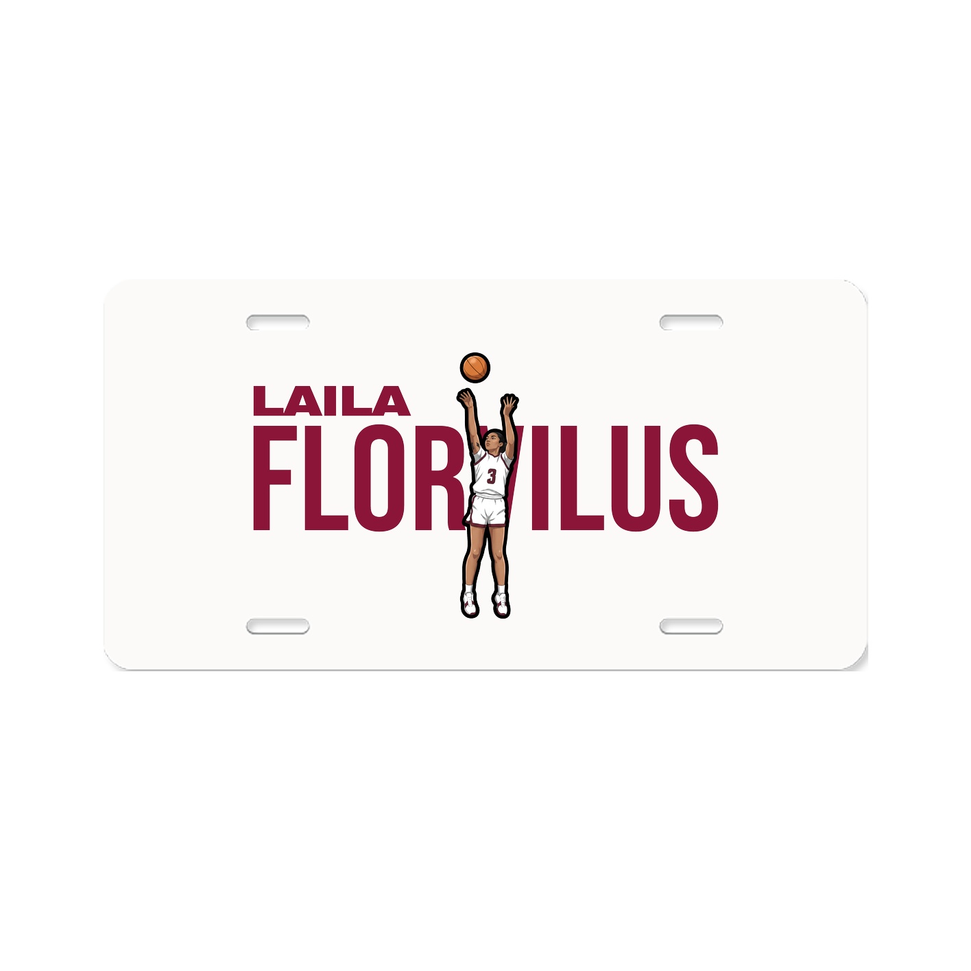 License Plate — Player Name in Classic