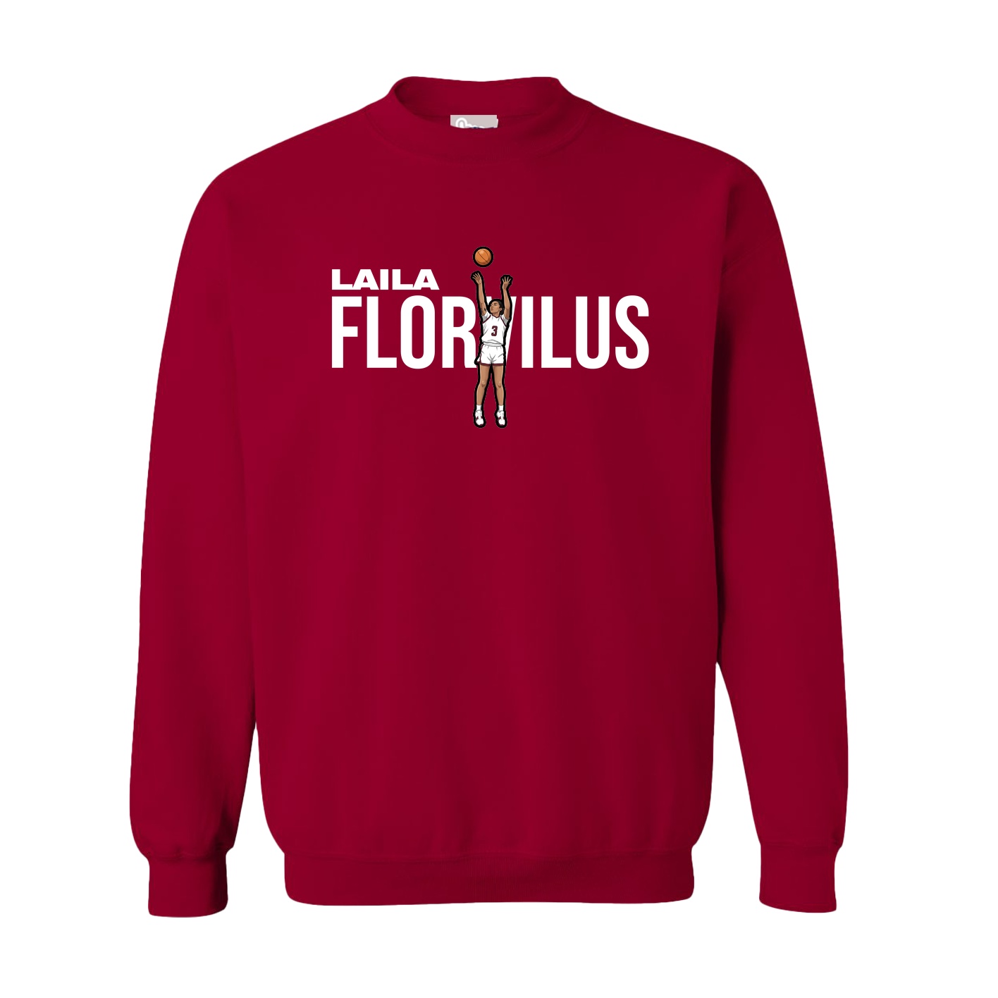 Fleece Crew — Player Name in Cardinal