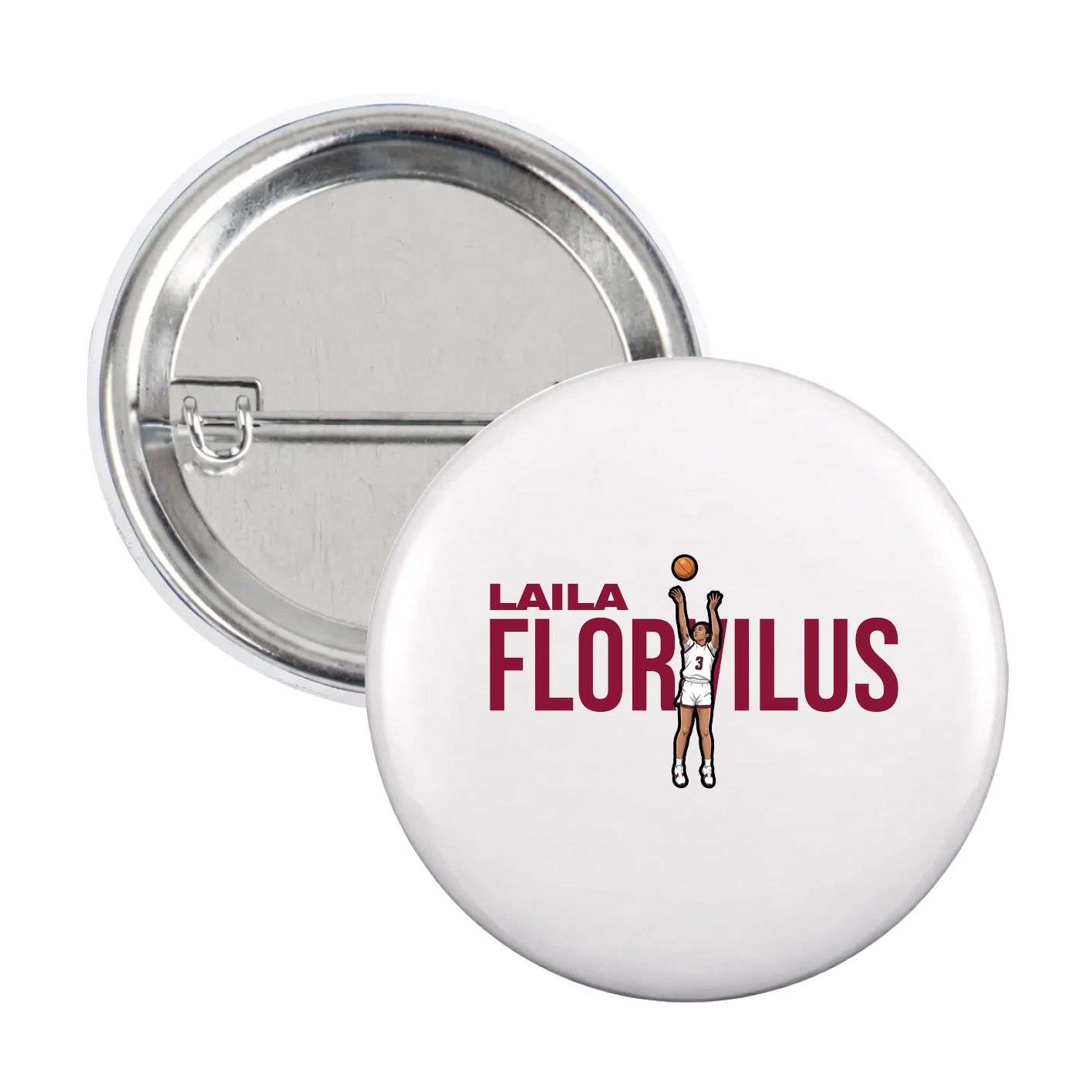 Game Day Button — Player Name in White