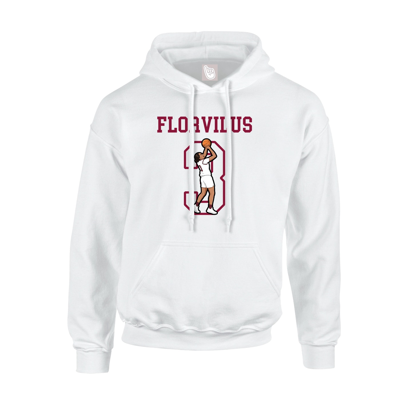 Hoodie — Shirsey in White