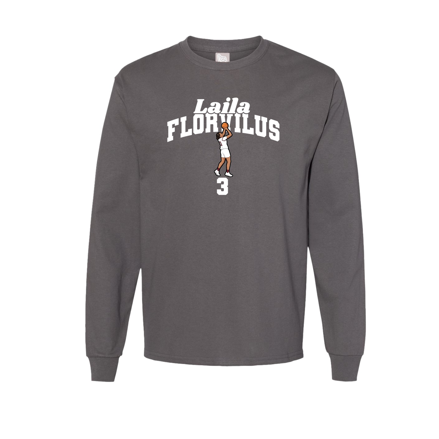 Long Sleeve Tee — Signature Arch in Grey