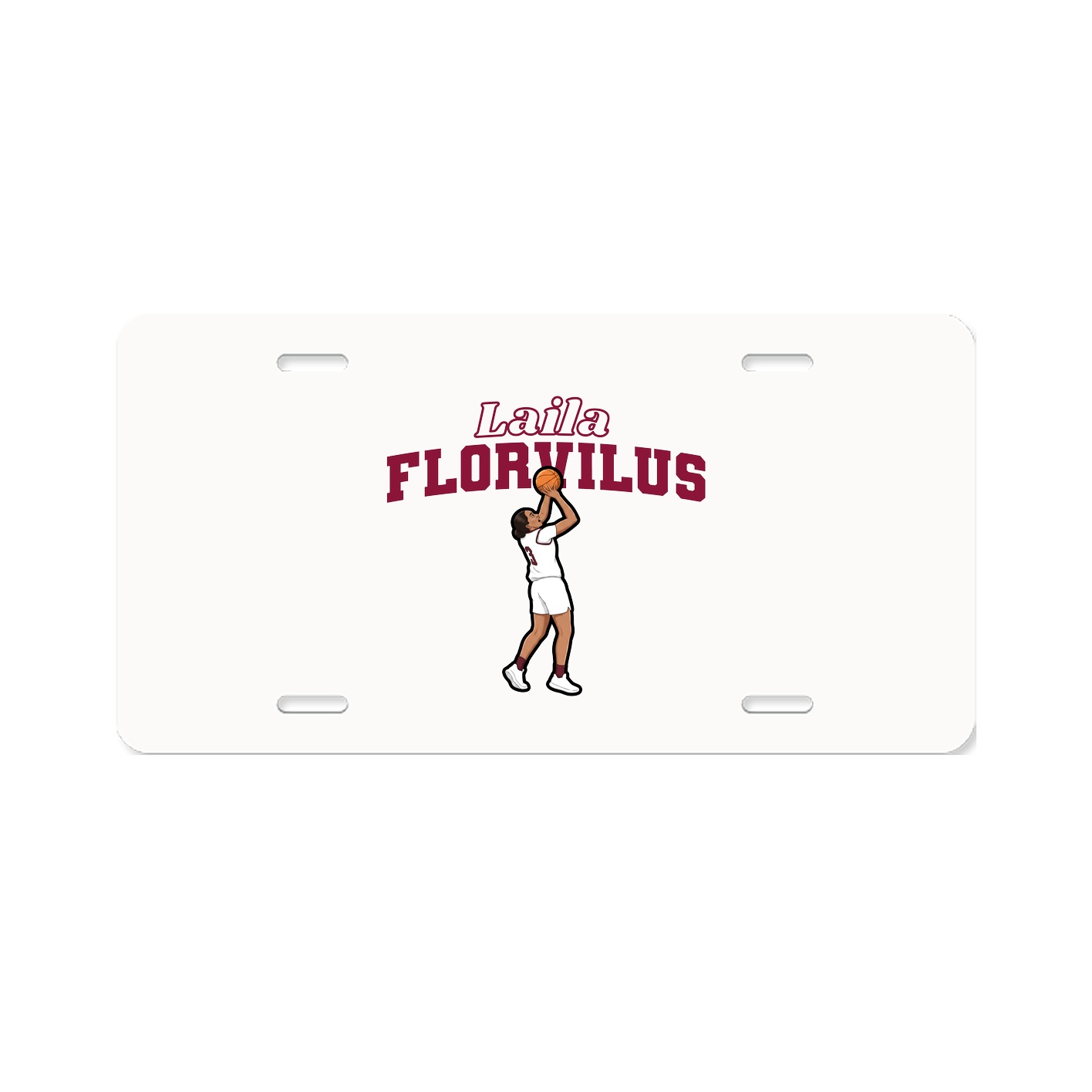 License Plate — Name Arch in Classic