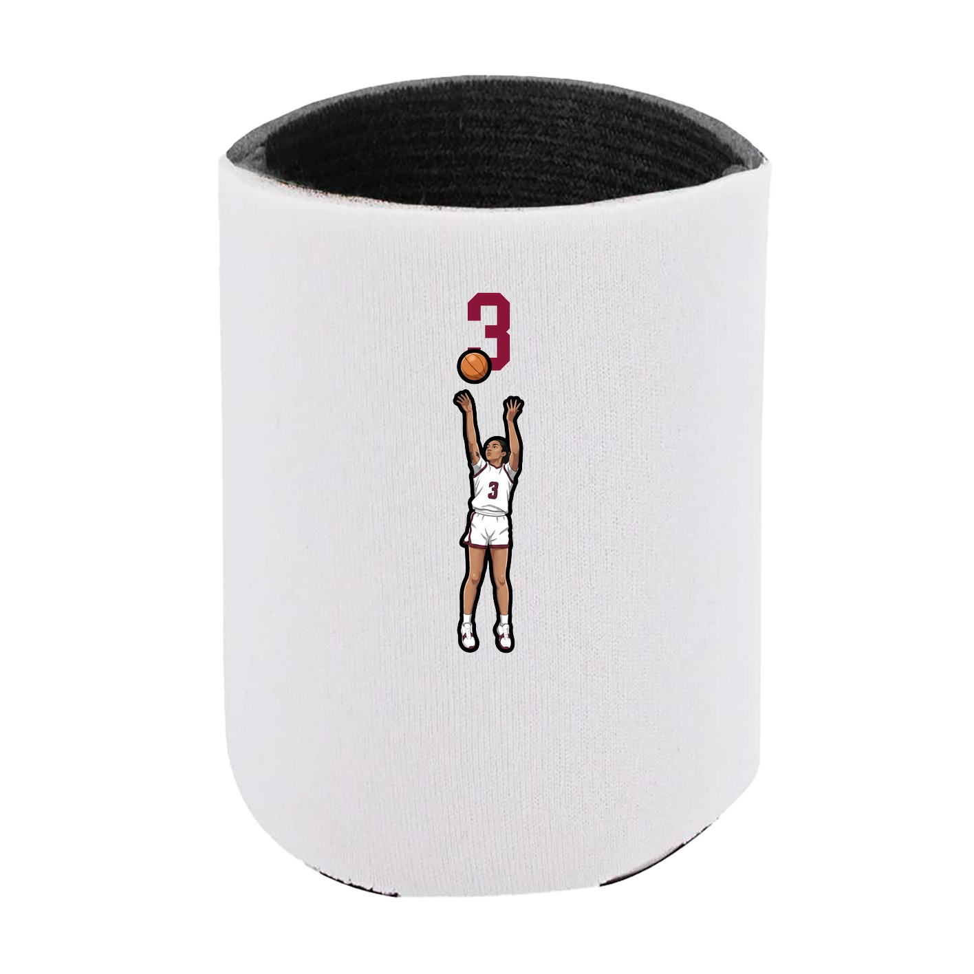 Can Holder — Number Top in White