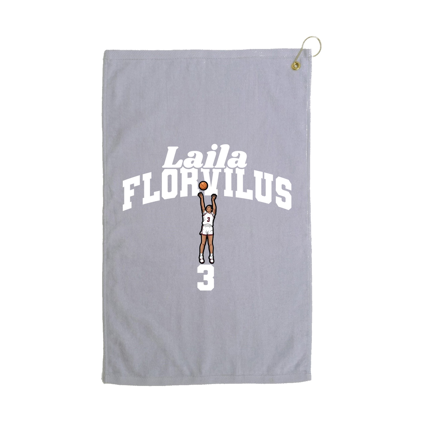 Golf Towel — Signature Arch in Grey