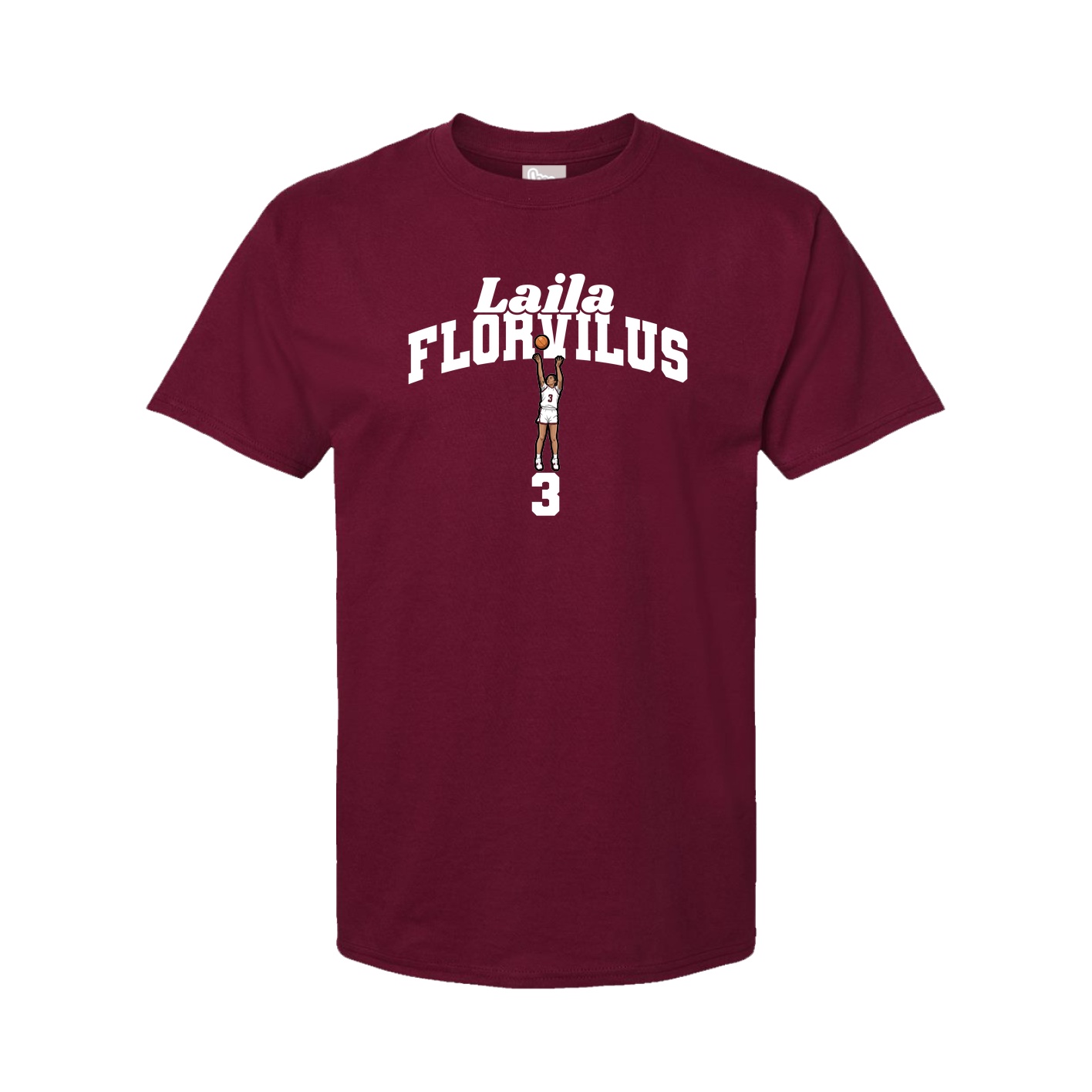 Tee — Signature Arch in Cardinal