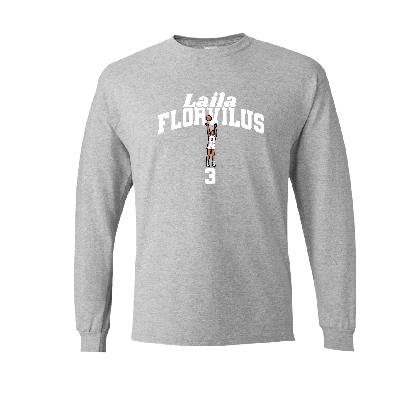 Long Sleeve Tee — Signature Arch in Grey