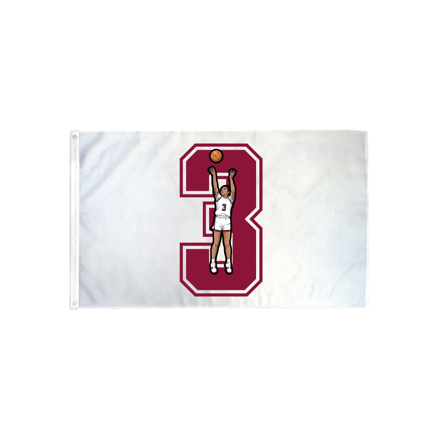 3x5 Flag — Number in Classic