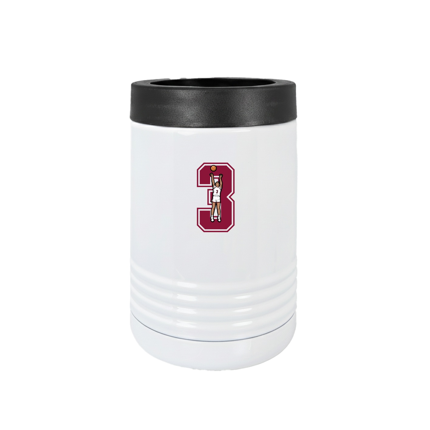 Beverage Holder — Number in White