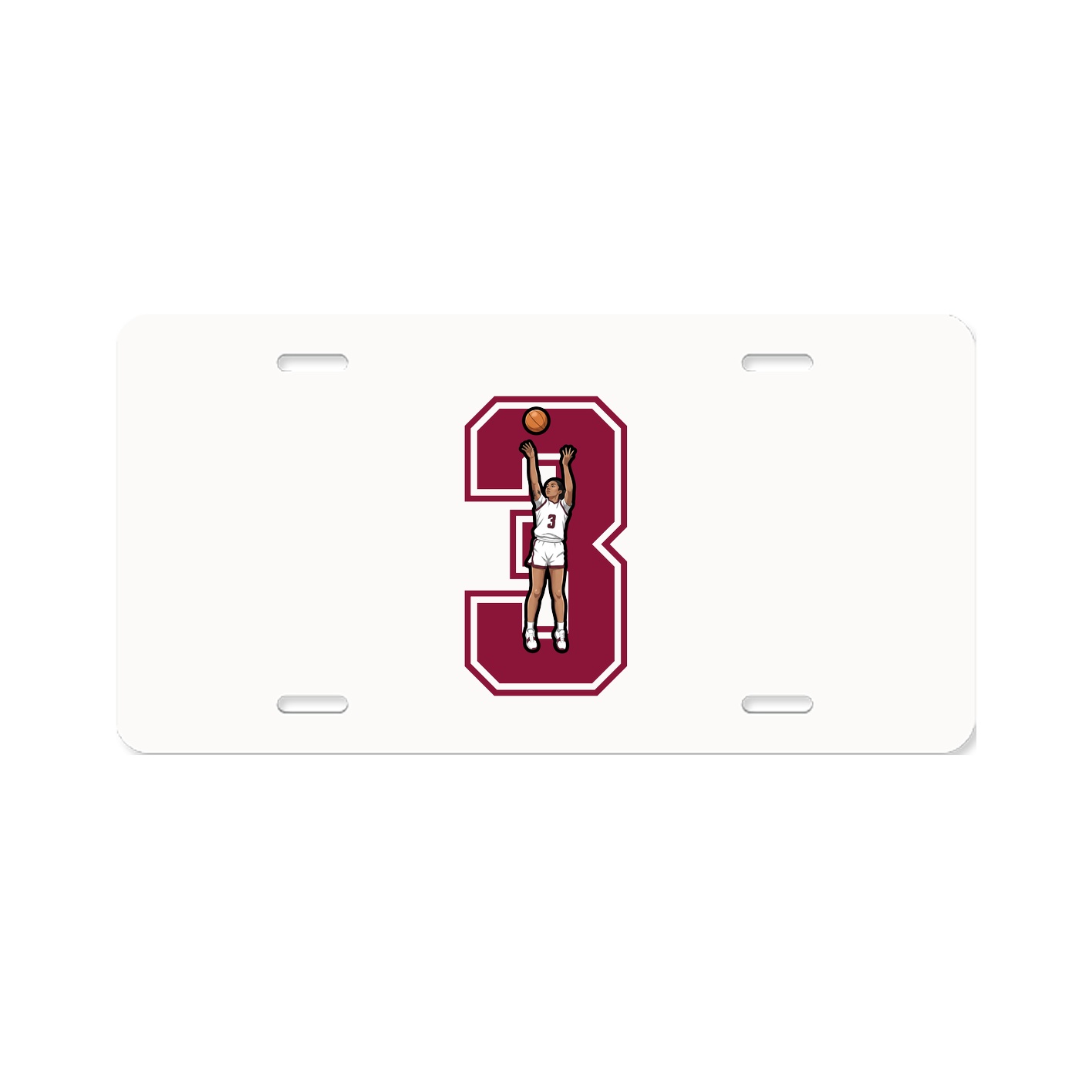 License Plate — Number in Classic