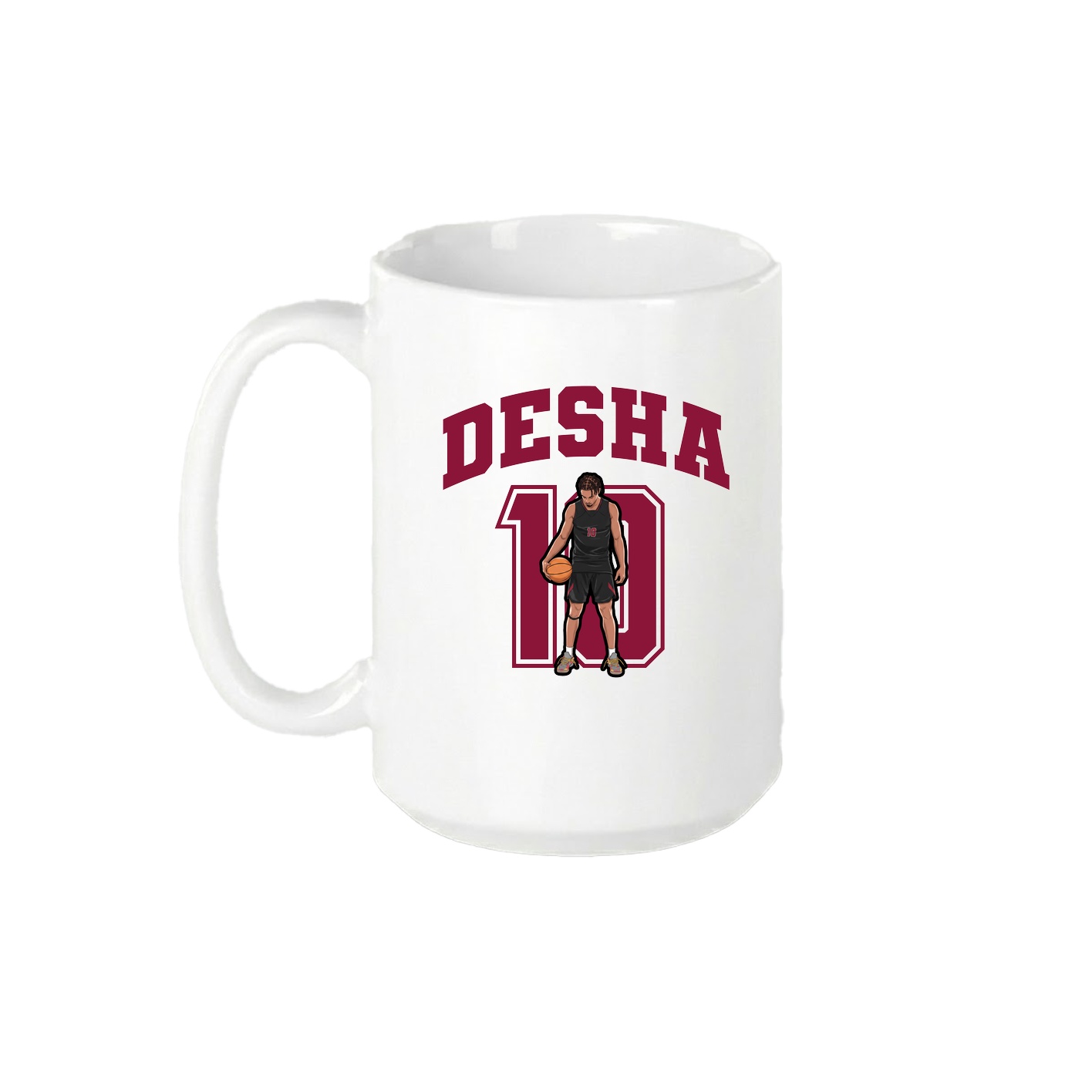 15oz Coffee Mug — Number in White