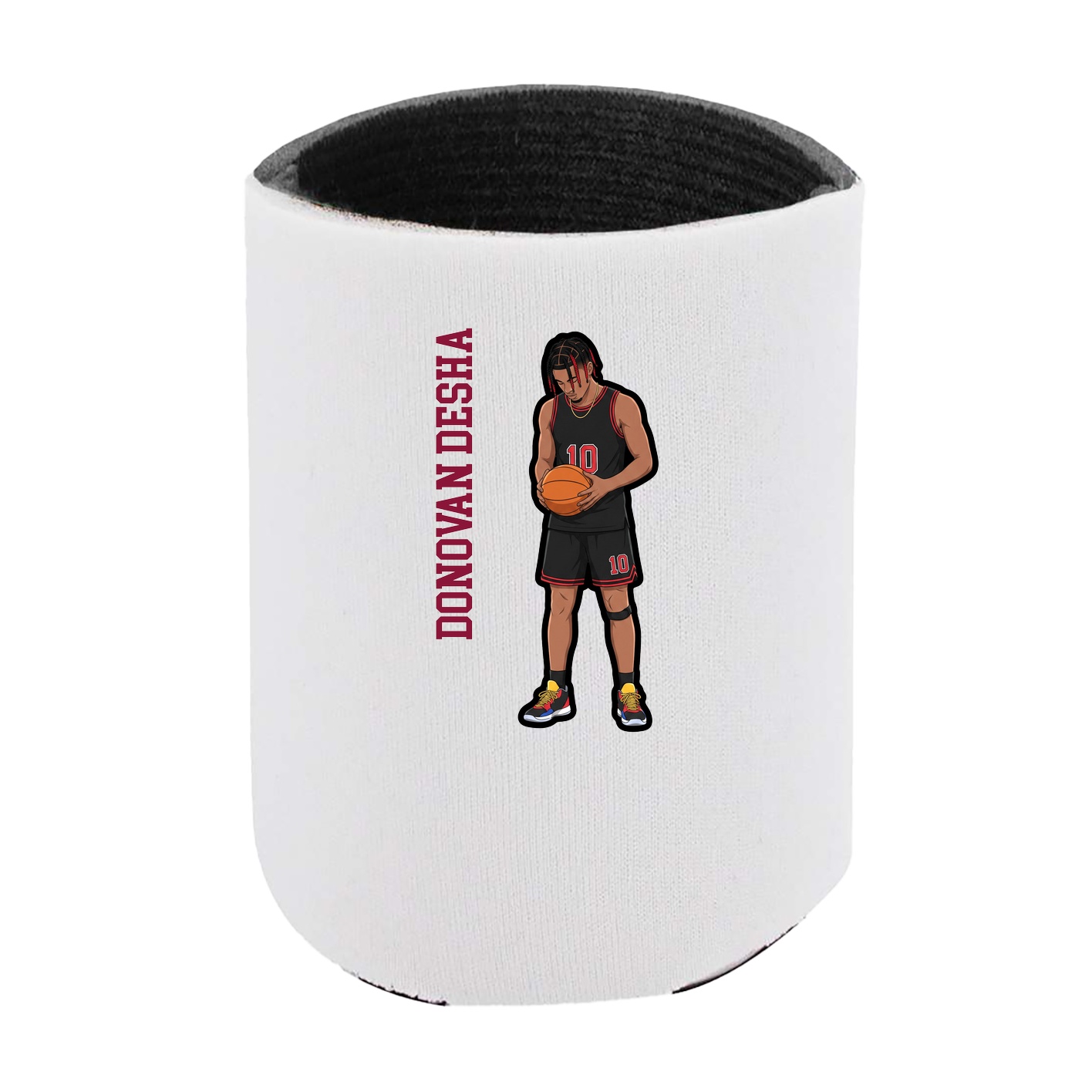 Can Holder — Name Vertical in White