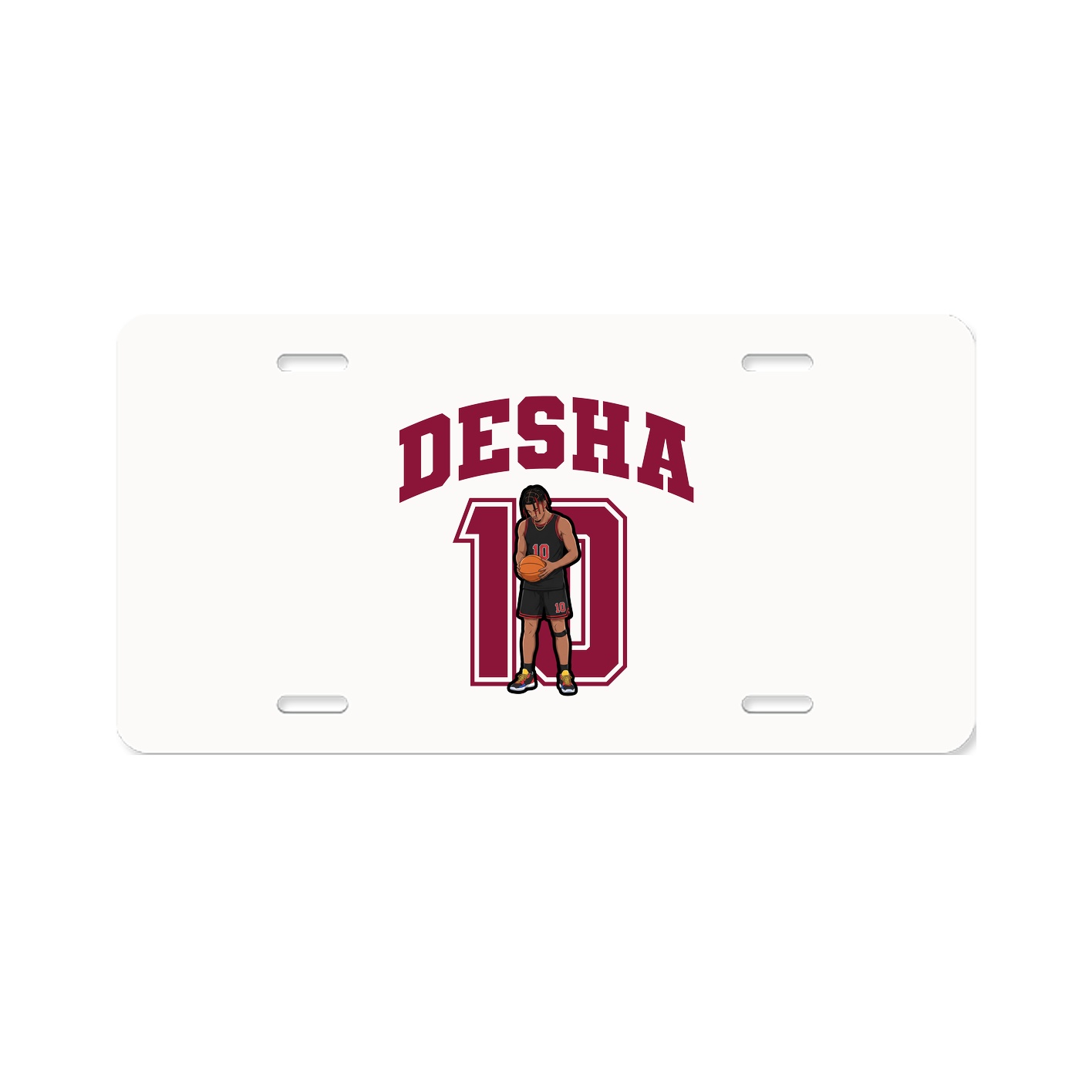 License Plate — Number in Classic