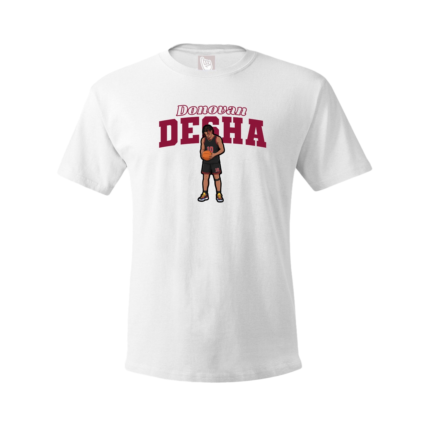 Tee — Name Arch in White