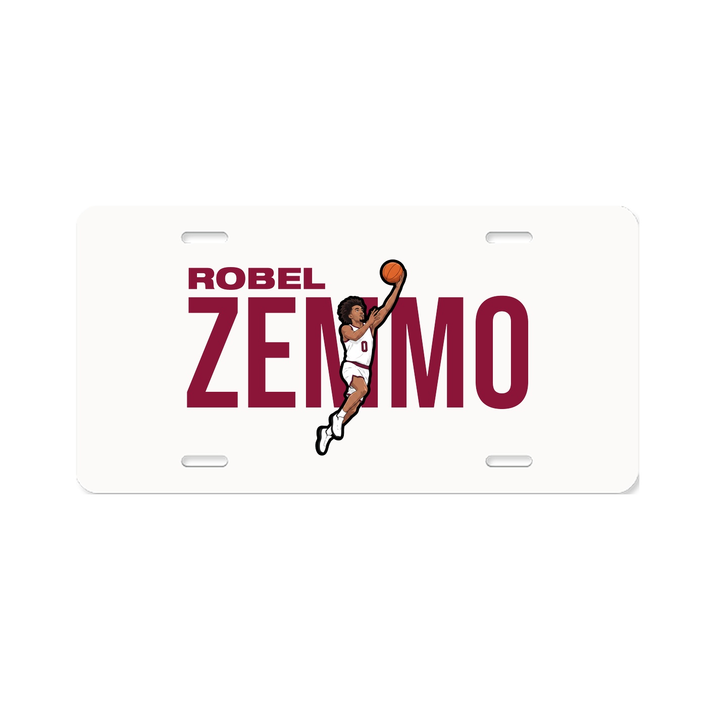 License Plate — Player Name in Classic