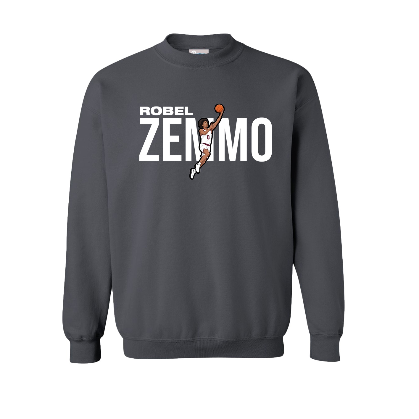 Fleece Crew — Player Name in Grey