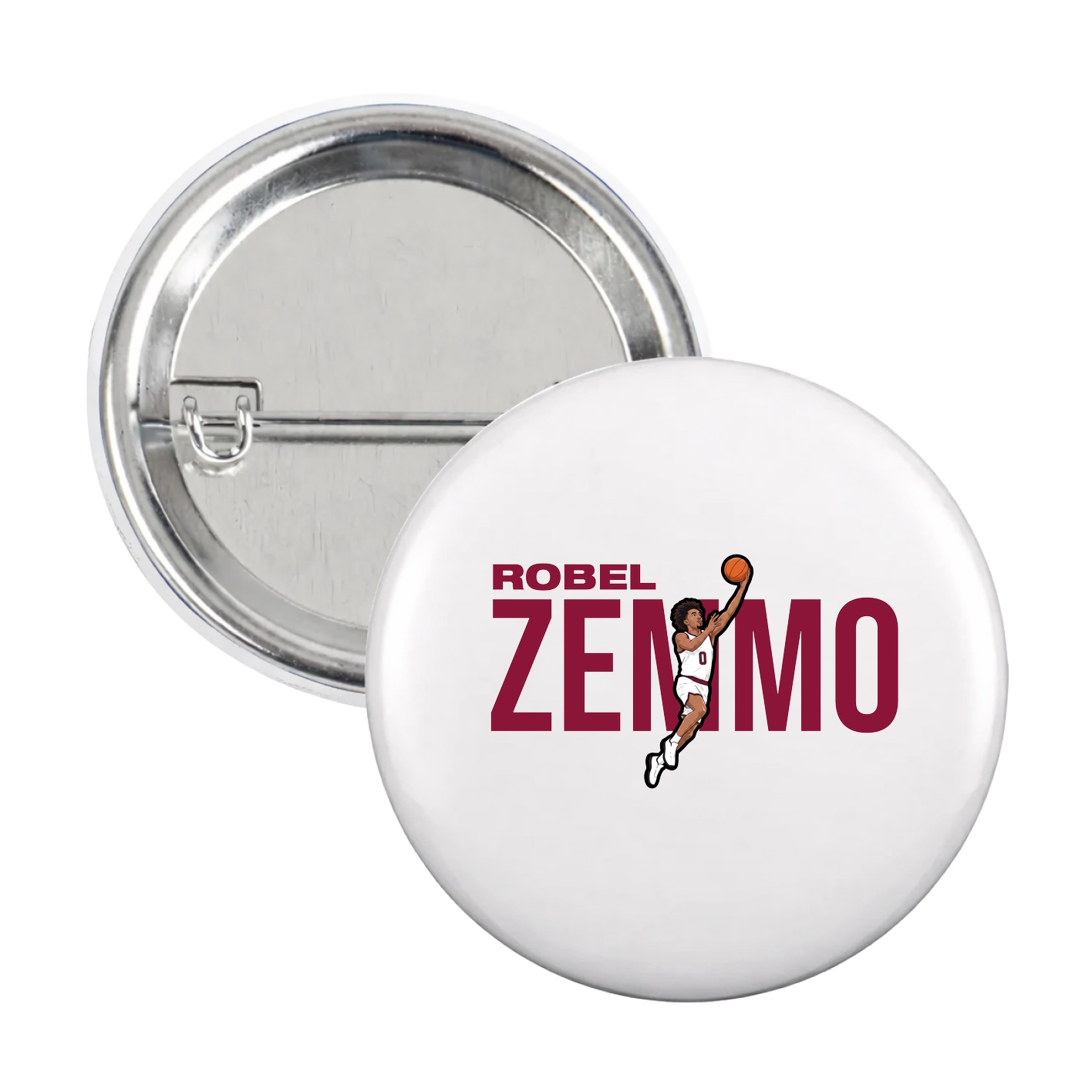 Game Day Button — Player Name in White