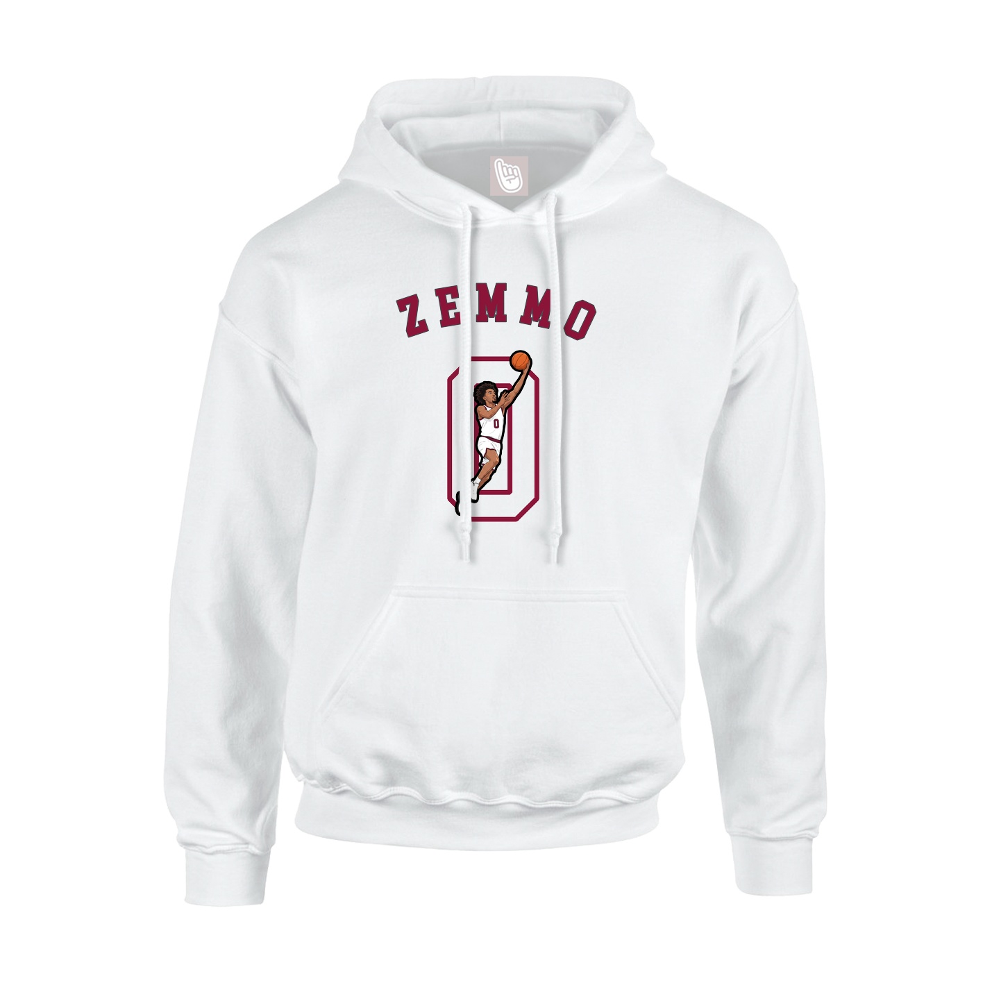 Hoodie — Shirsey Arch in White