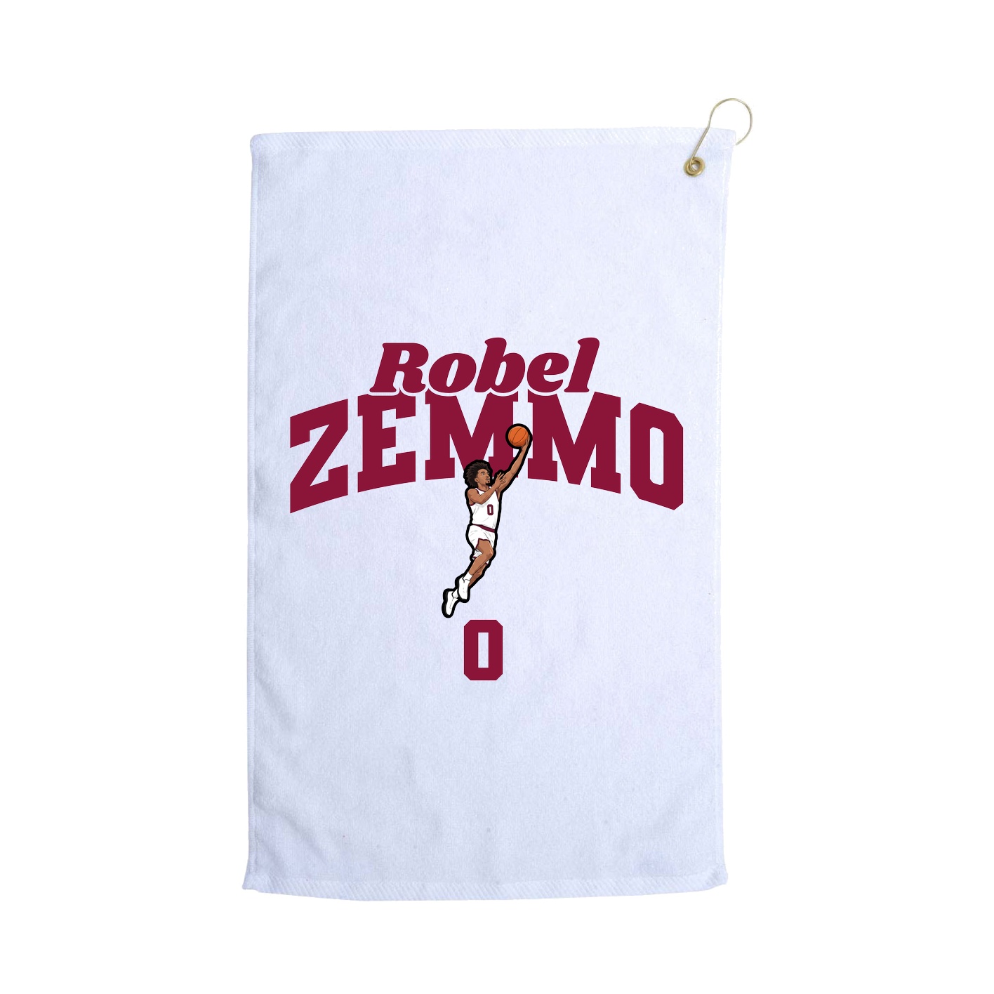 Golf Towel — Signature Arch in White