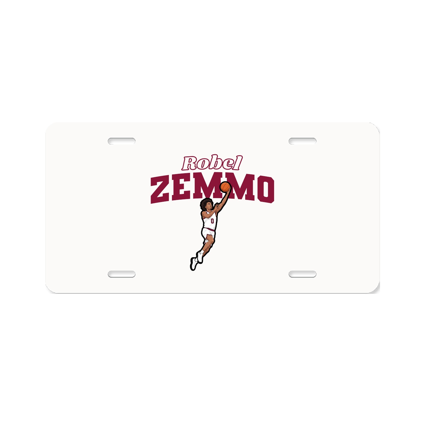 License Plate — Name Arch in Classic
