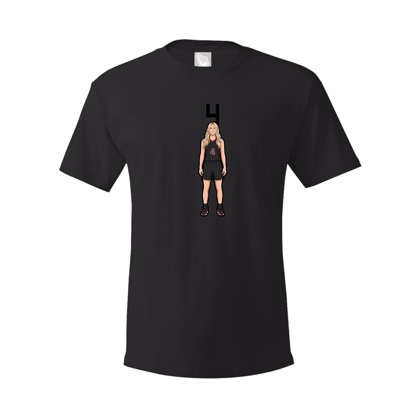 Tee — Number Top in Black