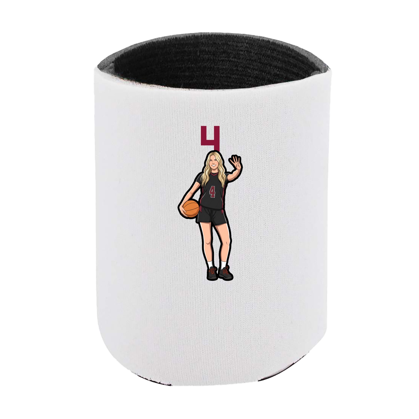 Can Holder — Number Top in White